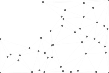 Bağlı Noktalar ve Çizgiler Çokgen Teknoloji Yapısı ile Soyut Geometrik Ağ Ağı Ağı Arkaplanı