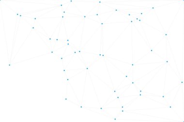 Bağlı Noktalar ve Çizgiler Çokgen Teknoloji Yapısı ile Soyut Geometrik Ağ Ağı Ağı Arkaplanı