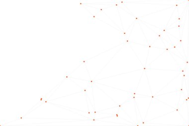 Bağlı Noktalar ve Çizgiler Çokgen Teknoloji Yapısı ile Soyut Geometrik Ağ Ağı Ağı Arkaplanı