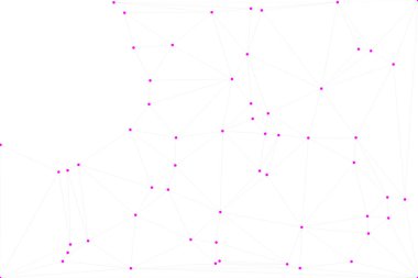 Bağlı Noktalar ve Çizgiler Çokgen Teknoloji Yapısı ile Soyut Geometrik Ağ Ağı Ağı Arkaplanı