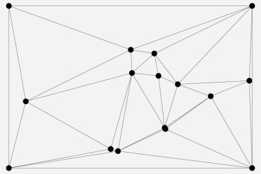 Bağlı Noktalar ve Çizgiler Çokgen Teknoloji Yapısı ile Soyut Geometrik Ağ Ağı Ağı Arkaplanı
