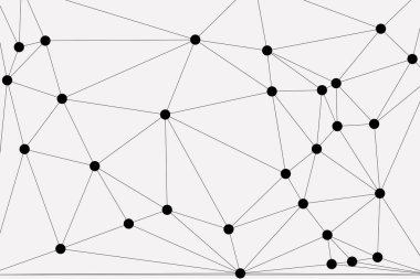 Bağlı Noktalar ve Çizgiler Çokgen Teknoloji Yapısı ile Soyut Geometrik Ağ Ağı Ağı Arkaplanı
