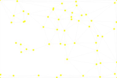 Bağlı Noktalar ve Çizgiler Çokgen Teknoloji Yapısı ile Soyut Geometrik Ağ Ağı Ağı Arkaplanı