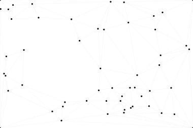 Bağlı Noktalar ve Çizgiler Çokgen Teknoloji Yapısı ile Soyut Geometrik Ağ Ağı Ağı Arkaplanı