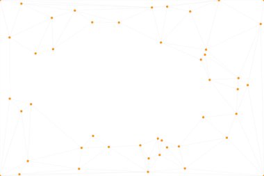 Bağlı Noktalar ve Çizgiler Çokgen Teknoloji Yapısı ile Soyut Geometrik Ağ Ağı Ağı Arkaplanı