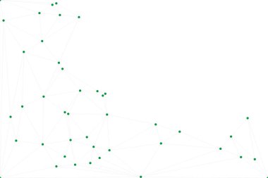 Bağlı Noktalar ve Çizgiler Çokgen Teknoloji Yapısı ile Soyut Geometrik Ağ Ağı Ağı Arkaplanı