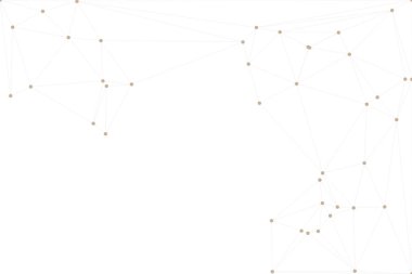 Bağlı Noktalar ve Çizgiler Çokgen Teknoloji Yapısı ile Soyut Geometrik Ağ Ağı Ağı Arkaplanı