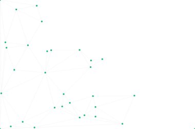 Bağlı Noktalar ve Çizgiler Çokgen Teknoloji Yapısı ile Soyut Geometrik Ağ Ağı Ağı Arkaplanı