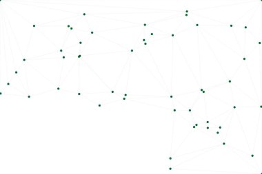 Bağlı Noktalar ve Çizgiler Çokgen Teknoloji Yapısı ile Soyut Geometrik Ağ Ağı Ağı Arkaplanı