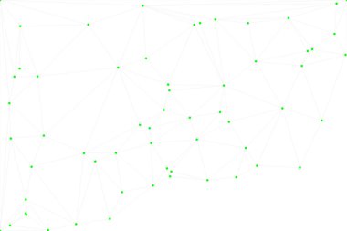 Bağlı Noktalar ve Çizgiler Çokgen Teknoloji Yapısı ile Soyut Geometrik Ağ Ağı Ağı Arkaplanı