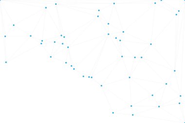 Bağlı Noktalar ve Çizgiler Çokgen Teknoloji Yapısı ile Soyut Geometrik Ağ Ağı Ağı Arkaplanı
