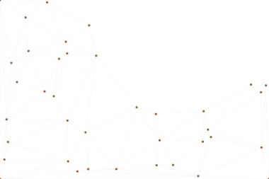 Bağlı Noktalar ve Çizgiler Çokgen Teknoloji Yapısı ile Soyut Geometrik Ağ Ağı Ağı Arkaplanı