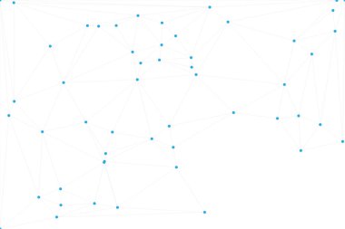 Bağlı Noktalar ve Çizgiler Çokgen Teknoloji Yapısı ile Soyut Geometrik Ağ Ağı Ağı Arkaplanı