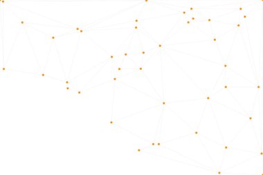 Bağlı Noktalar ve Çizgiler Çokgen Teknoloji Yapısı ile Soyut Geometrik Ağ Ağı Ağı Arkaplanı