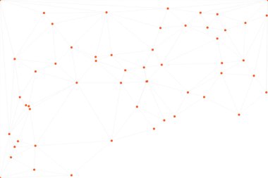 Bağlı Noktalar ve Çizgiler Çokgen Teknoloji Yapısı ile Soyut Geometrik Ağ Ağı Ağı Arkaplanı