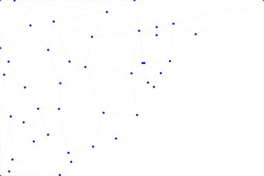 Bağlı Noktalar ve Çizgiler Çokgen Teknoloji Yapısı ile Soyut Geometrik Ağ Ağı Ağı Arkaplanı