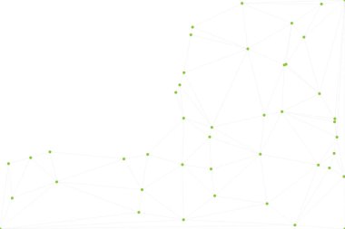 Bağlı Noktalar ve Çizgiler Çokgen Teknoloji Yapısı ile Soyut Geometrik Ağ Ağı Ağı Arkaplanı
