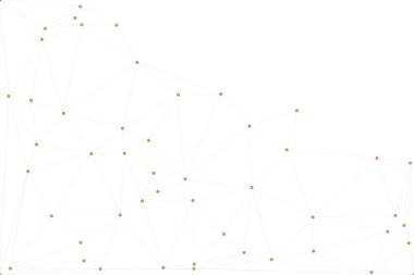 Bağlı Noktalar ve Çizgiler Çokgen Teknoloji Yapısı ile Soyut Geometrik Ağ Ağı Ağı Arkaplanı