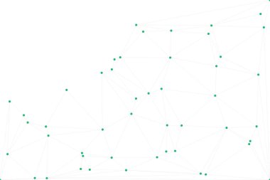 Bağlı Noktalar ve Çizgiler Çokgen Teknoloji Yapısı ile Soyut Geometrik Ağ Ağı Ağı Arkaplanı