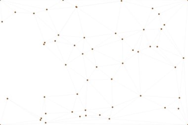 Bağlı Noktalar ve Çizgiler Çokgen Teknoloji Yapısı ile Soyut Geometrik Ağ Ağı Ağı Arkaplanı