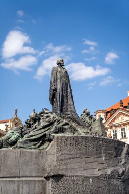 Prag, Bohemya CZ 2 Haziran 2023 Saint Nicholas Kilisesi Prag 'ın Eski Şehir Meydanı' ndaki Geç Gotik ve Barok Kilisesi.
