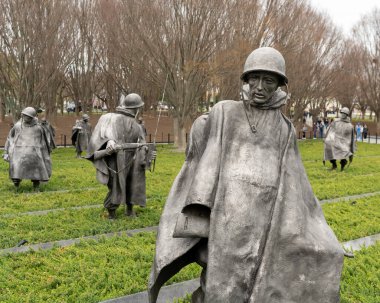 Washington DC 22 Mar 2024 Iconic Columbus Circle Plaza Washington Union İstasyonu önünde. Daniel Burnham 'ın tasarladığı ve Lorado Taft' ın heykelini yaptığı Columbus Çeşmesi.