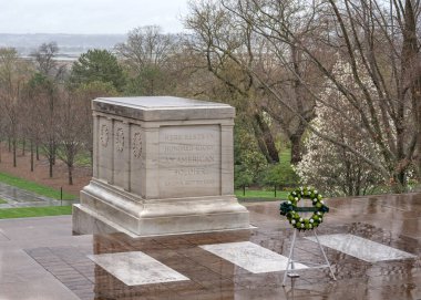 Washington DC 22 Mar 2024 Iconic Columbus Circle Plaza Washington Union İstasyonu önünde. Daniel Burnham 'ın tasarladığı ve Lorado Taft' ın heykelini yaptığı Columbus Çeşmesi.