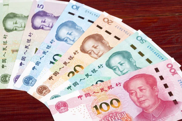 Kinesiske Penge Yuan Forretningsbaggrund - Stock-foto