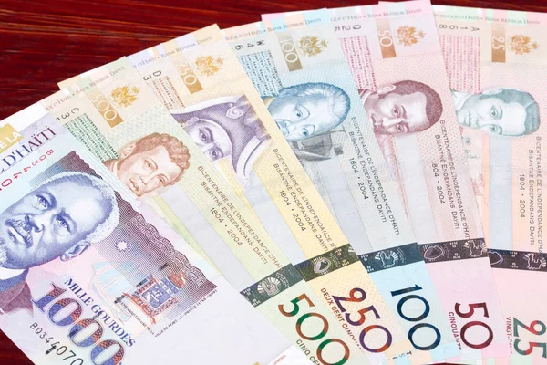 Haitian Money Gourde Business Background — Stock Photo, Image