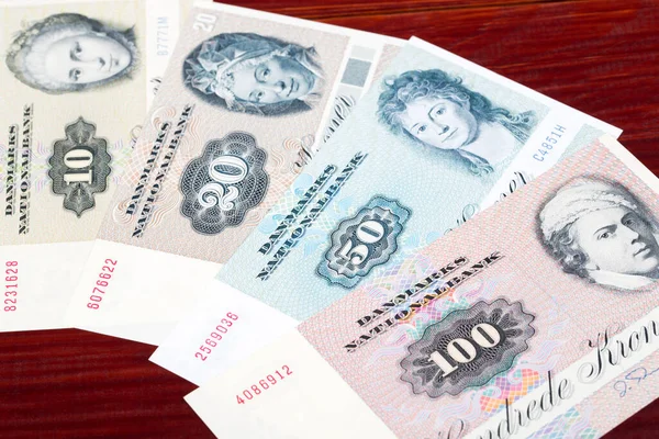 Old Danish Money Krone Business Background —  Fotos de Stock
