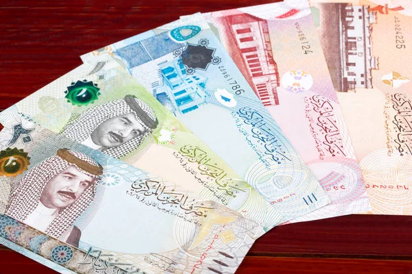 Bahraini Parası Dinar Bir Geçmişi — Stok fotoğraf