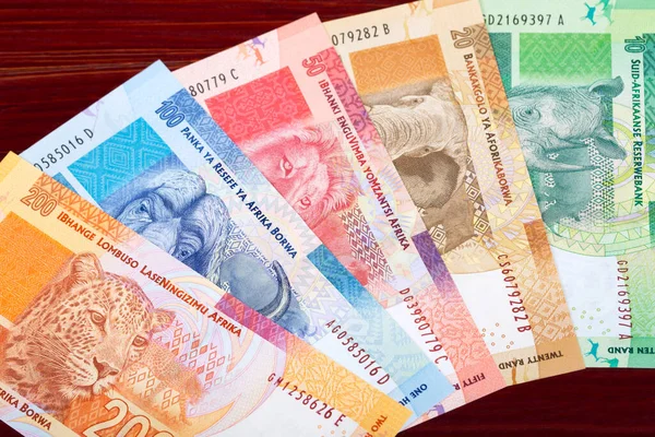 Sydafrikanska Pengar Business Bakgrund — Stockfoto