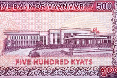 Naypyidaw 'daki Myanmar Merkez Bankası' nın Karargahı.