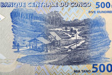 Elmas sömürüsü, Kongo parasından Etroite Vadisi - frank