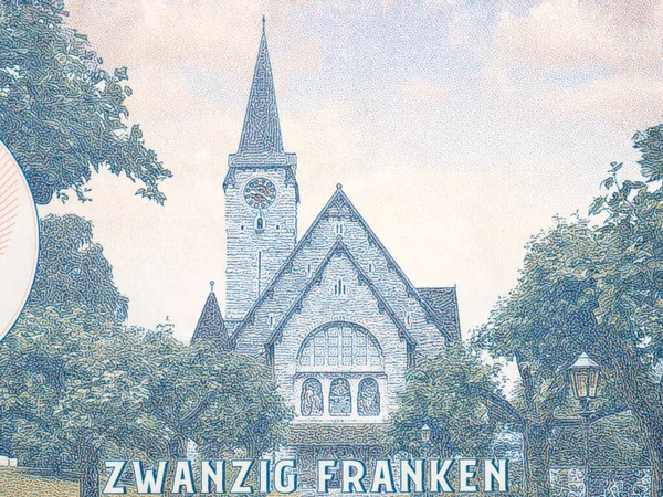 Εκκλησία Του Αγίου Νικολάου Blazers Από Λιχτενστάιν Χρήματα — Φωτογραφία Αρχείου