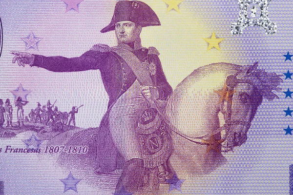 Napoleón Bonaparte Retrato Del Dinero —  Fotos de Stock