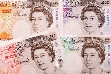 İngiliz parası - pound - yaşlı serisi, iş geçmişi