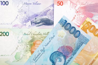 Filipin parası - peso - yeni banknotlar serisi - ters taraf