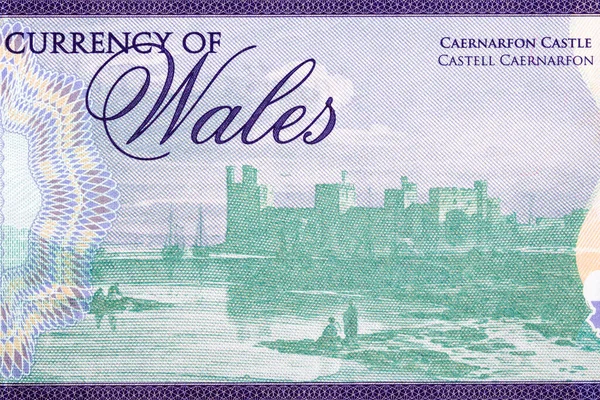 Замок Карнарвон Валлійському Грошима — стокове фото