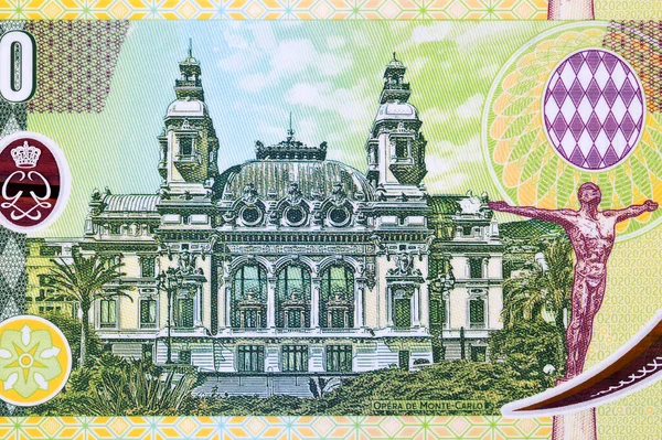 Monte Carlo Opera Κτίριο Από Χρήματα — Φωτογραφία Αρχείου