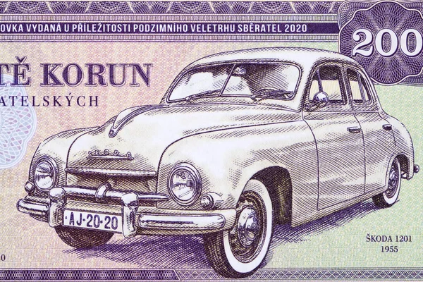 Старый Автомобиль Чехословакии Koruna — стоковое фото
