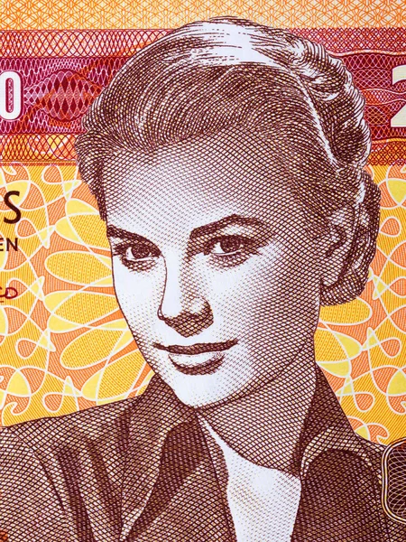 Grace Kelly Een Portret Van Monaco Geld — Stockfoto