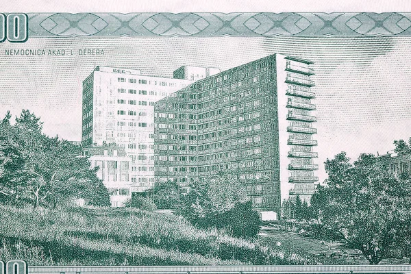 Ladislav Derer Hospital Bratislava Dinheiro — Fotografia de Stock