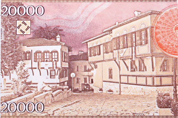 Pohled Město Plovdiv Bulharsku Peněz — Stock fotografie