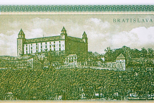 Братиславський Замок Чехословацьких Грошей — стокове фото