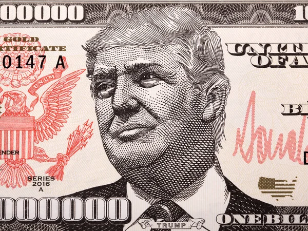 Donald Trump paradan bir portre - koleksiyoncuların dolarları