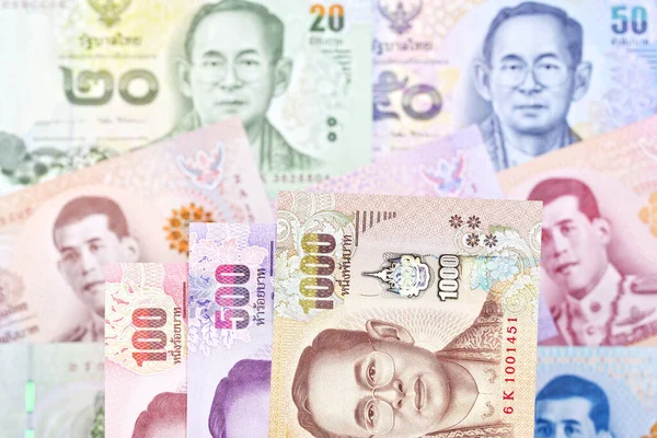 Thai Money Baht Business Background — Stock Photo, Image