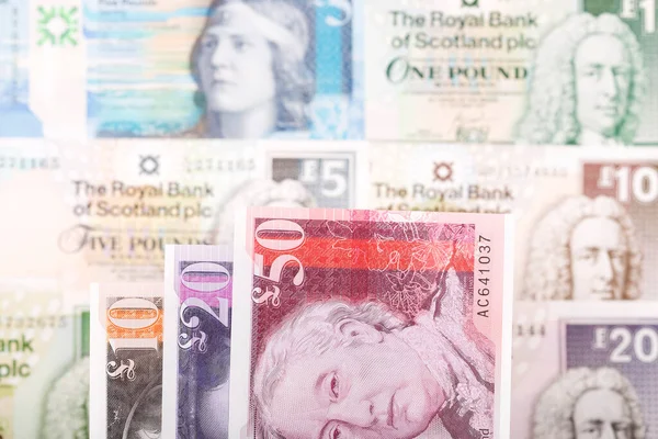Scottish money - pound a business background