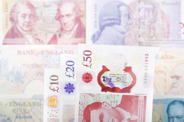 English money - pound a business background