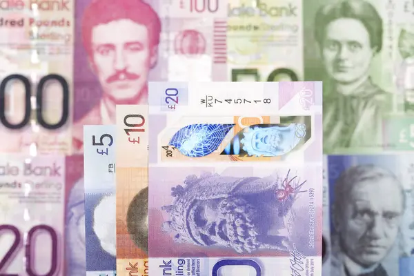 Scottish money - pound a business background